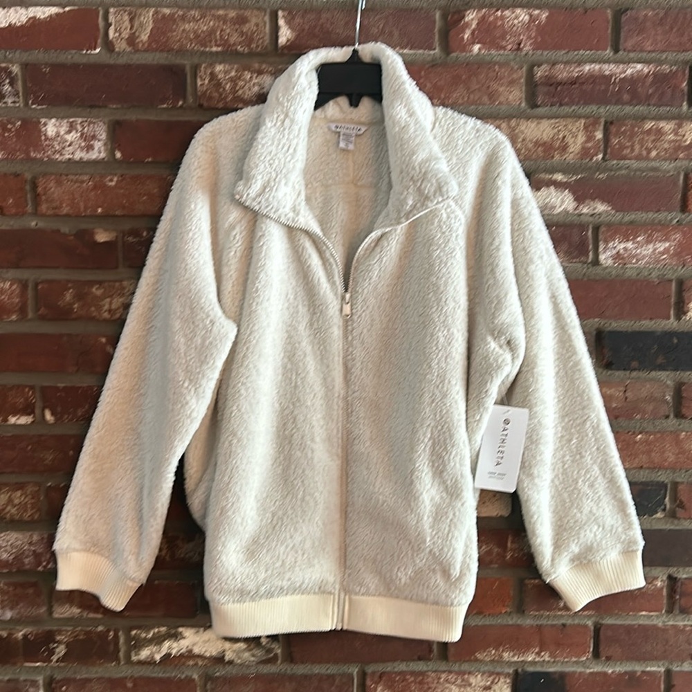 Athleta Tugga Jacket in White XL